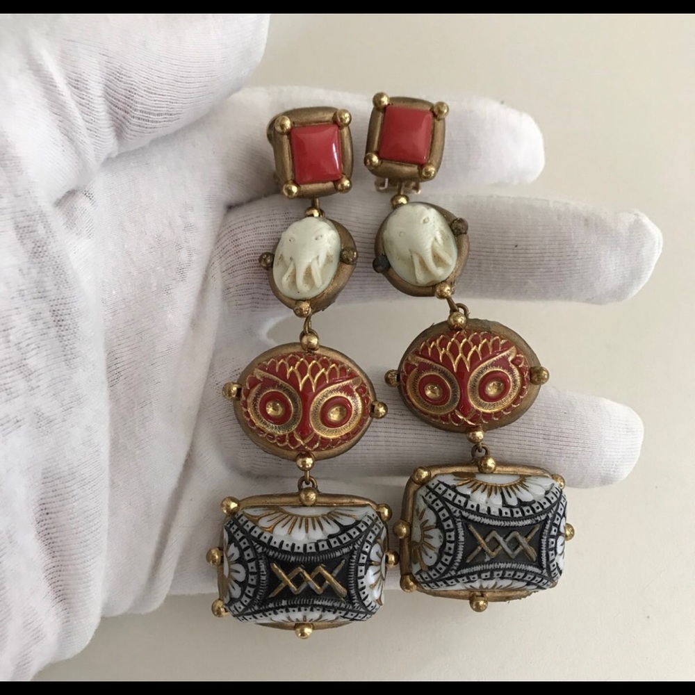 Vintage Richard Minadeo Drop Earrings